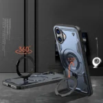 Hybrid Armor Trendy Case With MagSafe Blue iPhone 16 Plus Tok