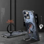 Hybrid Armor Trendy Case With MagSafe Blue iPhone 16 Pro Max Tok