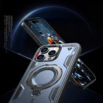 Hybrid Armor Trendy Case With MagSafe Blue iPhone 16 Pro Tok