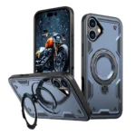 Hybrid Armor Trendy Case With MagSafe Blue iPhone 16 Tok