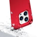 Joyroom 360 Full Case Front And Back Cover + Tempered Glass Screen Protector Red (Jr-Bp928 Red) iPhone 13 Pro Max