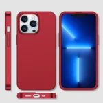 Joyroom 360 Full Case Front And Back Cover + Tempered Glass Screen Protector Red (Jr-Bp928 Red) iPhone 13 Pro Max