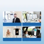 Joyroom Defender Series Case Cover For Armored Hook Cover Stand Clear (jr-14h1) iPhone 14 Tok