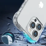 Joyroom Defender Series Case Cover For Armored Hook Cover Stand Clear (jr-14h1) iPhone 14 Tok