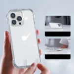 Joyroom Defender Series Case Cover For Armored Hook Cover Stand Clear (jr-14h2) iPhone 14 Pro Tok