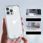Joyroom Defender Series Case Cover For Armored Hook Cover Stand Clear (jr-14h4) iPhone 14 Pro Max Tok