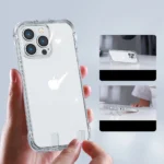 Joyroom Defender Series Case Cover For Armored Hook Cover Stand Clear (jr-14h4) iPhone 14 Pro Max Tok