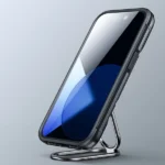 Joyroom Dual Hinge Case For Armored Case With A Stand And A Ring Holder Black iPhone 14 Pro Tok