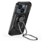Joyroom Dual Hinge Case For Plus Armored Case With A Stand And A Ring Holder Black iPhone 14 Plus Tok