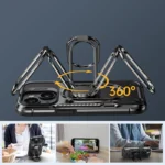 Joyroom Dual Hinge Case For Plus Armored Case With A Stand And A Ring Holder Black iPhone 14 Plus Tok