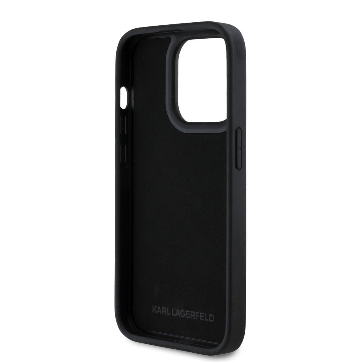 Karl Lagerfeld 3D Rubber Glitter Logo Black iPhone 13 Pro Tok