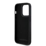 Karl Lagerfeld 3D Rubber Glitter Logo Black iPhone 13 Pro Tok
