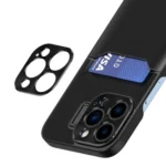 Leather Stand Case Case For Cover Card Wallet With Stand Black iPhone 14 Tok