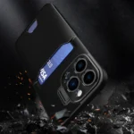 Leather Stand Case Case For Cover Card Wallet With Stand Black iPhone 14 Tok