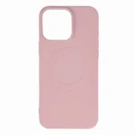Liquid Silicone Case MagSafe Light Pink iPhone 16 Pro Tok