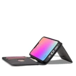 Magnet Card Case Case For Flip Cover Wallet Stand Black iPhone 14 Pro Max Tok