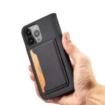 Magnet Card Case Case For Flip Cover Wallet Stand Black iPhone 14 Pro Tok
