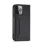 Magnet Card Case Case For Flip Cover Wallet Stand Black iPhone 14 Pro Tok
