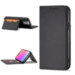 Magnet Card Case Case For Flip Cover Wallet Stand Black iPhone 14 Pro Tok