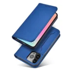 Magnet Card Case Case For Flip Cover Wallet Stand Blue iPhone 14 Pro Max Tok