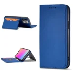 Magnet Card Case Case For Flip Cover Wallet Stand Blue iPhone 14 Pro Max Tok