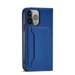 Magnet Card Case Case For Flip Cover Wallet Stand Blue iPhone 14 Pro Tok