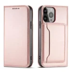 Magnet Card Case Case For Flip Cover Wallet Stand Pink iPhone 14 Pro Max Tok