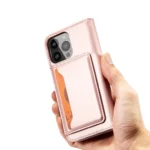 Magnet Card Case Case For Flip Cover Wallet Stand Pink iPhone 14 Pro Max Tok