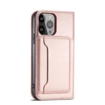 Magnet Card Case Case For Flip Cover Wallet Stand Pink iPhone 14 Pro Max Tok