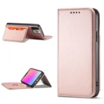 Magnet Card Case Case For Flip Cover Wallet Stand Pink iPhone 14 Pro Max Tok