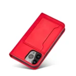Magnet Card Case Case For Flip Cover Wallet Stand Red iPhone 14 Pro Tok