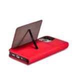 Magnet Card Case Case For Flip Cover Wallet Stand Red iPhone 14 Pro Tok