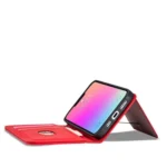 Magnet Card Case Case For Flip Cover Wallet Stand Red iPhone 14 Pro Tok