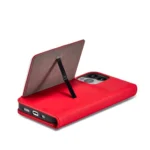 Magnet Card Case Case For Flip Cover Wallet Stand Red iPhone 14 Pro Tok