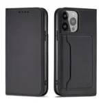 Magnet Card Case For Pouch Card Wallet Card Holder Black iPhone 13 Pro Tok