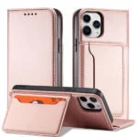 Magnet Card Case For Pouch Card Wallet Card Holder Pink iPhone 12 Pro Max Tok