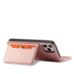 Magnet Card Case For Pouch Card Wallet Card Holder Pink iPhone 12 Pro Max Tok