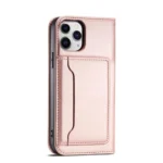 Magnet Card Case For Pouch Card Wallet Card Holder Pink iPhone 12 Pro Max Tok