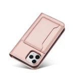 Magnet Card Case For Pouch Card Wallet Card Holder Pink iPhone 12 Pro Max Tok