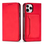 Magnet Card Case For Pouch Card Wallet Card Holder Red iPhone 12 Pro Max Tok