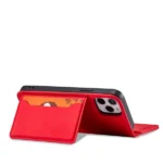 Magnet Card Case For Pouch Card Wallet Card Holder Red iPhone 12 Pro Max Tok