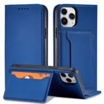Magnet Card Cover Card Wallet Card Stand Blue iPhone 12 Tok
