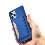 Magnet Card Cover Card Wallet Card Stand Blue iPhone 12 Tok