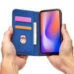 Magnet Card Cover Card Wallet Card Stand Blue iPhone 12 Tok