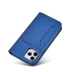 Magnet Card Cover Card Wallet Card Stand Blue iPhone 12 Tok