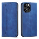 Magnet Fancy Case Case For Flip Cover Wallet Stand Blue iPhone 14 Pro Tok