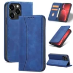 Magnet Fancy Case Case For Flip Cover Wallet Stand Blue iPhone 14 Pro Tok