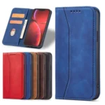 Magnet Fancy Case Case For Flip Cover Wallet Stand Blue iPhone 14 Pro Tok