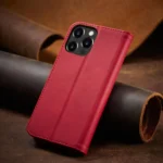 Magnet Fancy Case Case For Flip Cover Wallet Stand Red iPhone 14 Pro Tok