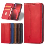 Magnet Fancy Case Case For Flip Cover Wallet Stand Red iPhone 14 Pro Tok